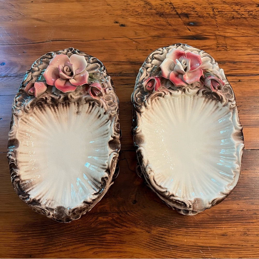 Capodimonte Italian porcelain oval dishes